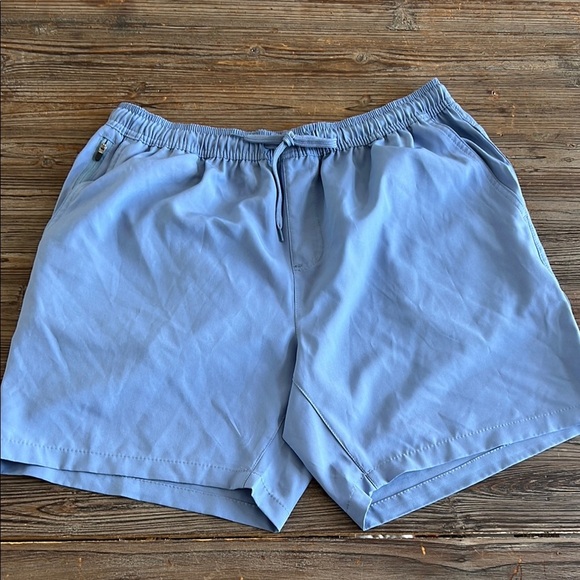 BURNSDIDE Light Blue Casual Shorts - Picture 1 of 10
